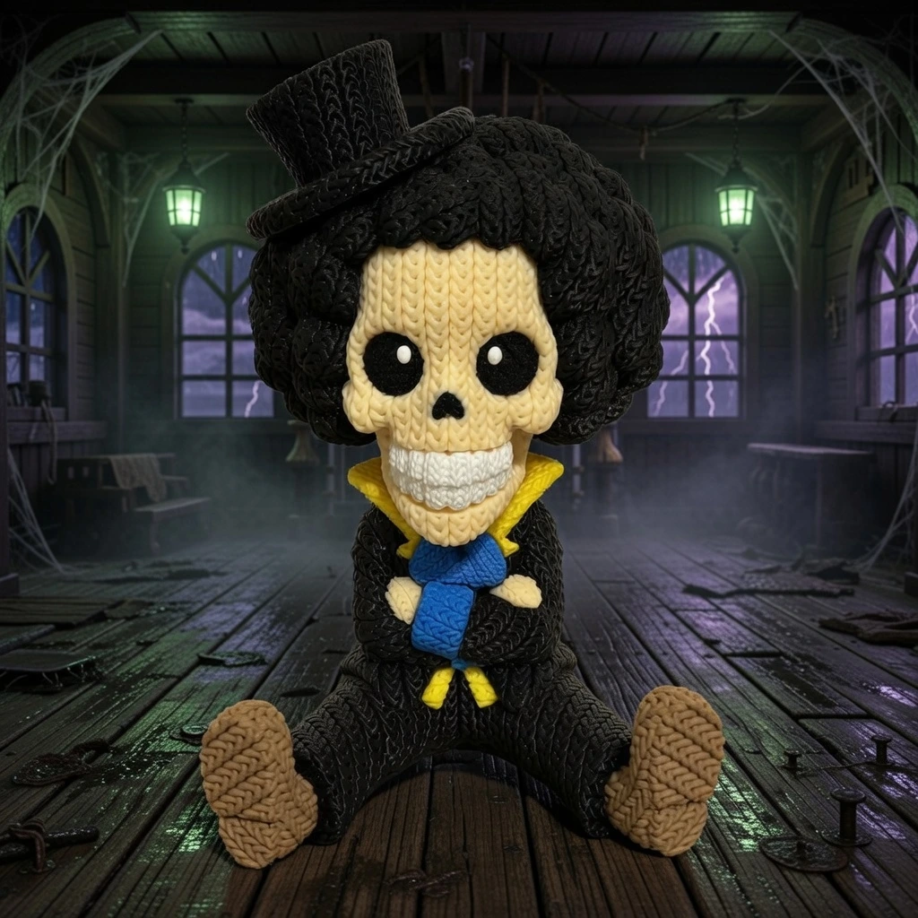 Brook – Figurine Effet Tricot 3D