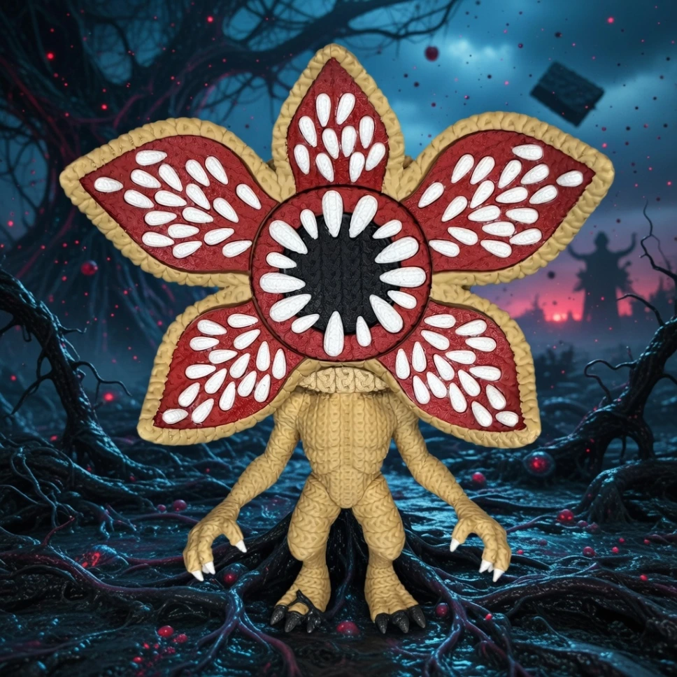 Demogorgon – Figurine Effet Tricot 3D
