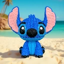 Stitch – Figurine Effet Tricot 3D