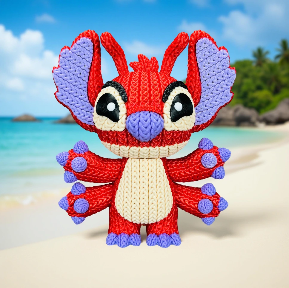 Leroy – Figurine Effet Tricot 3D (Lilo & Stitch)