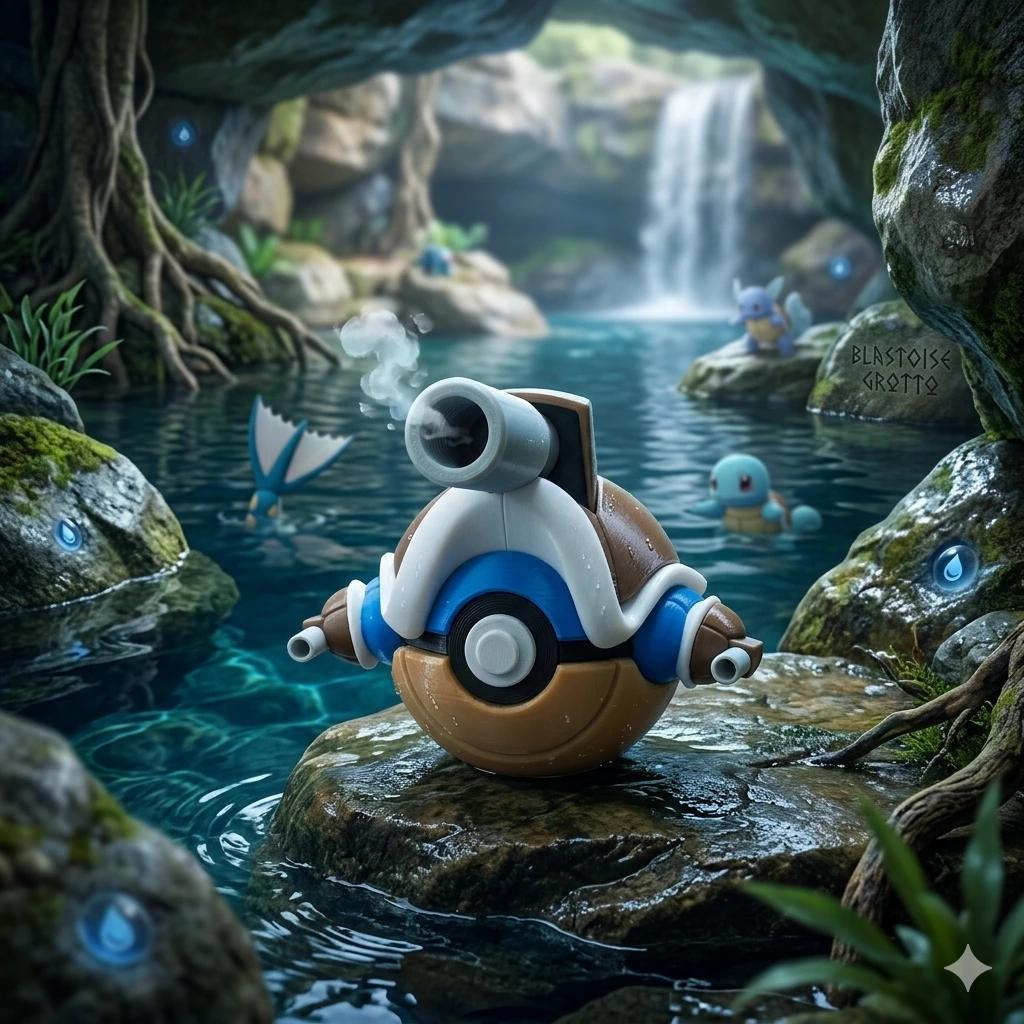 Méga Tortank – Pokéball 3D