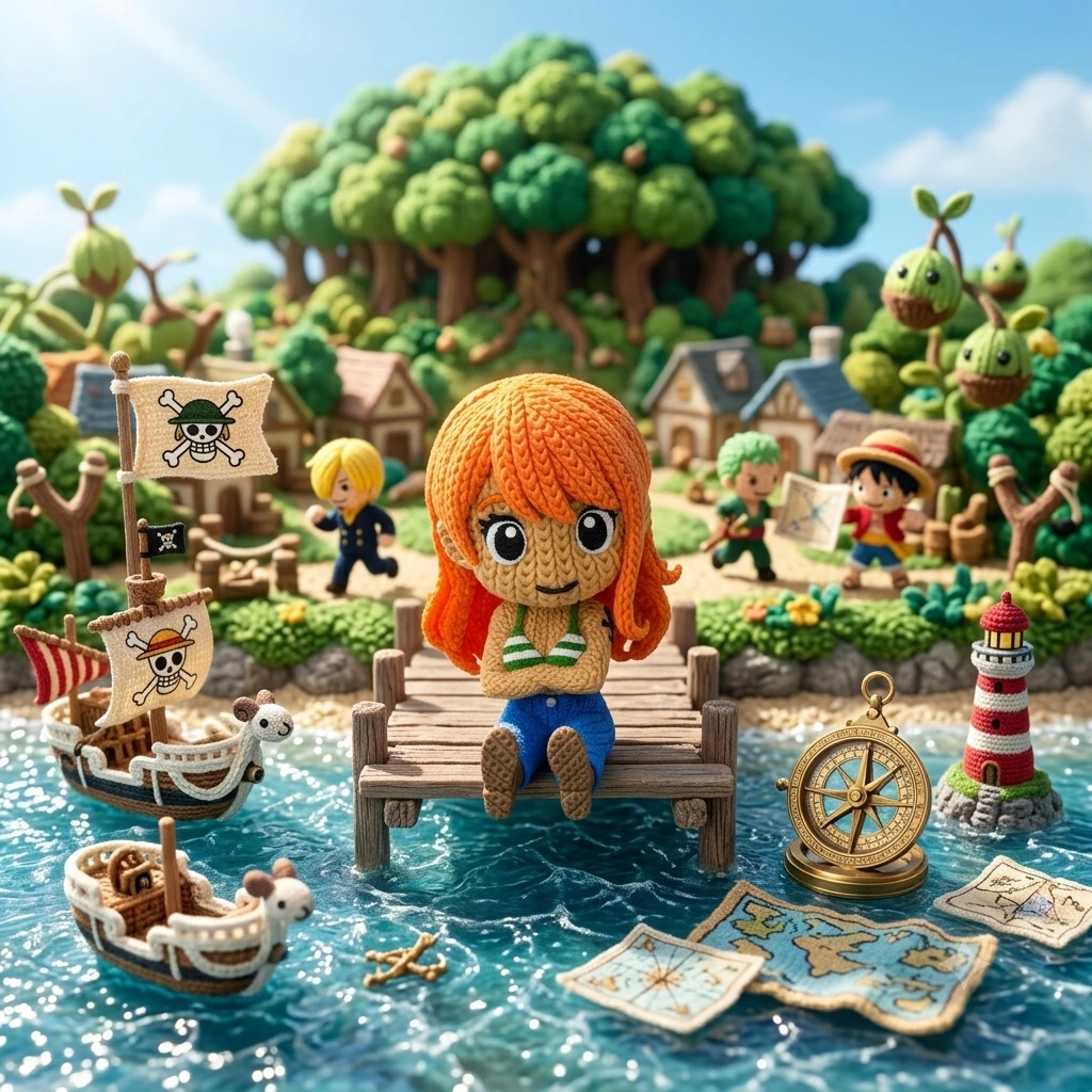 Nami  -  Effet Tricot 3D