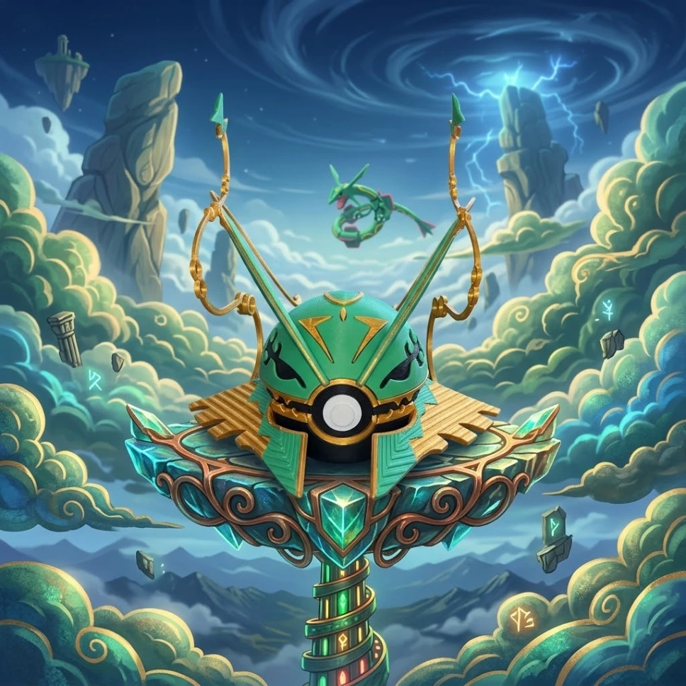 Méga Rayquaza – Pokéball 3D