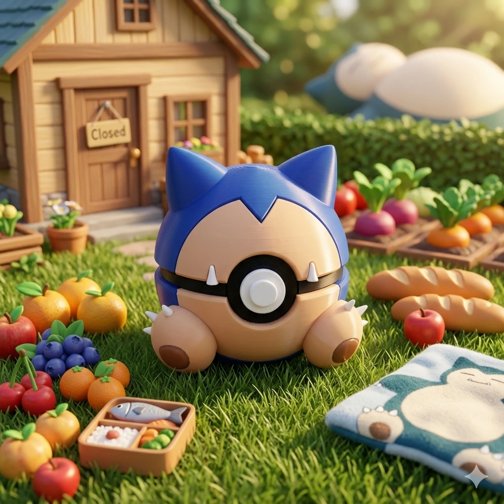 Ronflex – Pokéball 3D