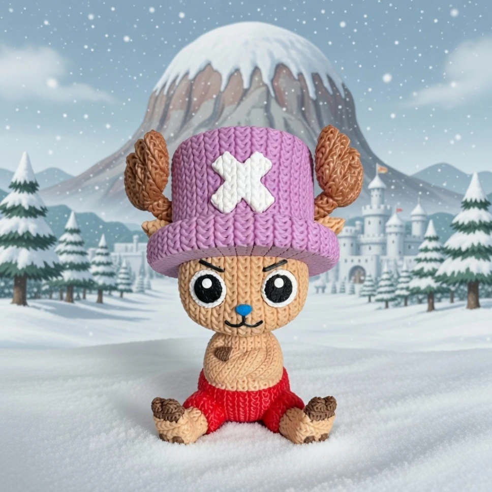 Chopper – Figurine Effet Tricot 3D